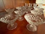 Fostoria Glass Set - As Pictured