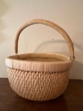 Large Basket & Throw Blanket - As Pictured