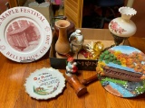 Misc. Lot Incl Lamps, Wood Box, Vase & More - As Pictured