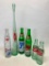 Lot of Vintage Coca Cola, 7UP & RC Glass Bottles - As Pictured