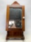 Wood Medicine Cabinet w/Towel Rack. This is 29