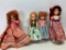 Set of 4 Storybook Dolls. They are 7