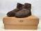 Pair of Ladies UGG Chocolate Classic Mini Size 6. These are Gently Used - As Pictured