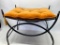 Wrought Iron Bench w/Pillow. This is 18