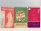 Set of 3 Vintage Party Game Books. - As Pictured