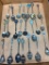 Set of 22 Collector Spoons - As Pictured