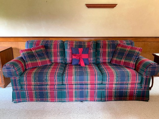 Sofa by Lazarus. This is 30" T x 80" L x 36" D - As Pictured