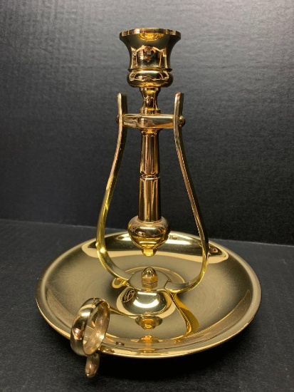 Baldwin Brass Pendulum Candle Stick Holder. This is 7" Tall - As Pictured