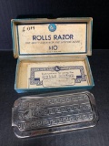 Vintage Rolls Razor Hollow Ground Imperial #2 in Box - As Pictured