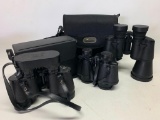 3 Pair of Binoculars w/Cases - As Pictured