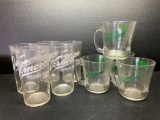 Set of 9 Drinking Glasses - As Pictured