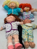 Set of 4 Cabbage Patch Dolls - As Pictured