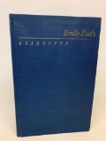 Emily Post's Book of Etiquette Signed by the Author - As Pictured