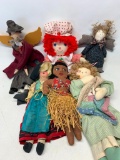 Set of 6 Dolls - As Pictured