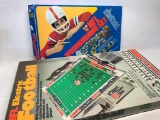 2 Piece Vintage NFL Set Inc. Wood Burning Kit & Electric Football Game - As Pictured