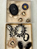 Misc Lot of Various Clip On Earrings - As Pictured