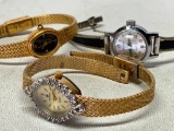 3 Ladies Wristwatches - As Pictured