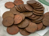 Group of Pennies - As Pictured
