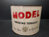 Vintage Tin Can by Model Smoking Tobacco w/Opener. This is 4.5