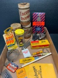 Misc Lot of Trinkets Incl. Match Books, Traveling Irons, Bottle Can Opener & More - As Pictured