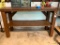 Vintage, Painted Wood Work Bench in Garage of Home, 38