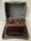 Vintage Olympia Portable Typerwriter w/Case - As Pictured