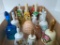 Large Group of Porcelain, Ceramic & Glass Bells - As Pictured