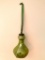 Antique Green Glass Ornament. This is 5.5
