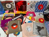 Group of 80's Pop and Rock, 45 RPM Records as Pictured