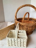 Group of 4 Baskets. The Largest is 18