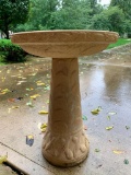 Terra Cotta 2 Piece Bird Bath. This is 24