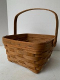 1984 Longaberger Basket w/Handle & Signed. This is 5