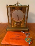 Vintage Schatz Brass Clock w/Key & Spare Suspension Wire. This is 8