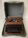 Vintage Olympia Portable Typerwriter w/Case - As Pictured