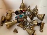 Misc Lot of Brass Bells - As Pictured