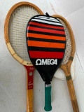 Group of 3 Tennis & Hand Ball Rackets - As Pictured