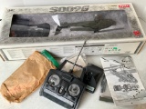 AH 64 S009 Remote Control Helicopter. Unsure of Working Condition - As Pictured