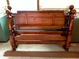Queen Size Bedframe. Incl. Headboard, Footboard, Side Rails - As Pictured