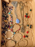 Group of Costume Jewelry Necklaces as Pictured