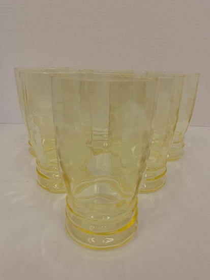 Set of 6 Drinking Glasses - As Pictured