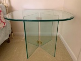 Retro Glass Side Table. This is 20