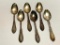 Set of 6 Sterling Silver Spoons.