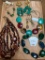 Set of 5 Costume Jewelry Necklaces & Earrings by Monet, Liz Claiborne & Erica Lyons - As Pictured