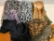 Set of 6 Ladies Animal Print Scarves. Some NWT - As Pictured