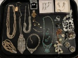 Misc Lot of Ladies Jewelry Including Faux Pearl Necklace & Bracelet - As Pictured