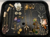 Misc Lot of Ladies Jewelry Incl Earrings & Necklaces - As Pictured