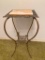 Metal & Marble Top Lamp/Plant Stand. This is 30