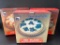 Three Piece Lot Incl 3 Pie Plates w/Decorative Covers -Apple, Strawberry & Blueberry New in Box