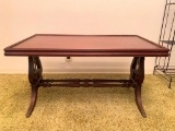 Vintage Lyre Coffee Table. This is 18