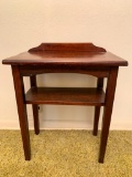 Wood 2 Tier Side Table. This is 26